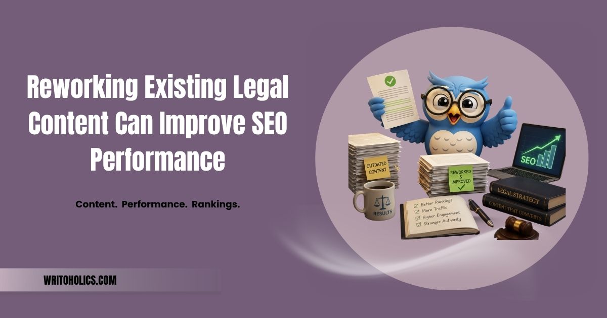How Reworking Existing Legal Content Can Improve SEO Performance